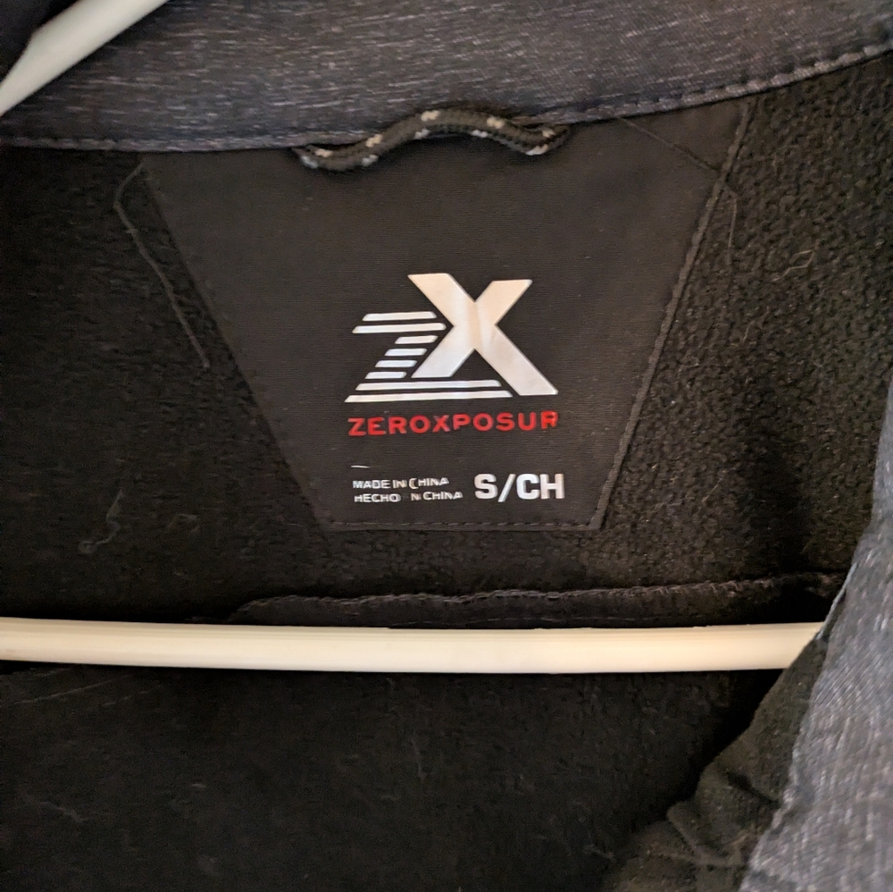 #12 ZeroXposur Unisex Charcoal Full-Zip Jacket - Picture 5 of 7